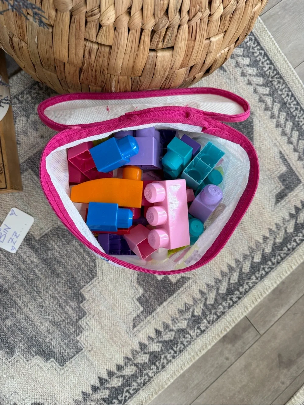 Mega Bloks Bright Building Block Set Ages 1-5, 80 pieces